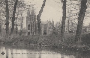 Limoges Aixe Notre Dame D'Arliquet French Old Postcard