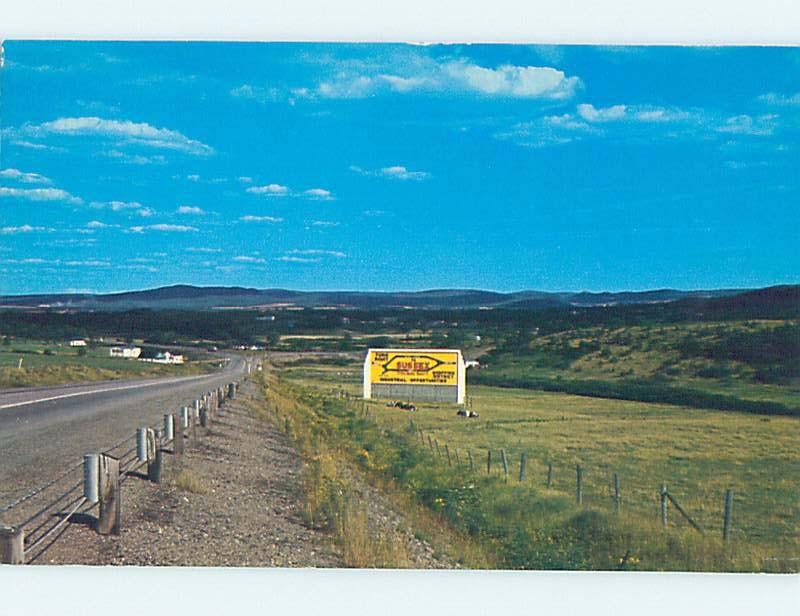 Pre-1980 TOWNSHIP SIGN AT ENTRANCE TO TOWN Sussex - Near Moncton NB F8619