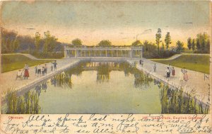 Chicago Illinois 1906 Postcard Gage Park English Garden
