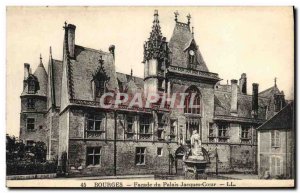 Old Postcard Bourges Facade of the Palace Jacques Coeur