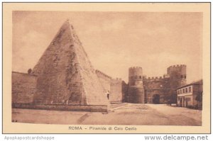 Italy Roma Rome Piramide di Caio Cestio