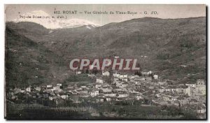 Royat les Bains - Vue Generale - Old Postcard