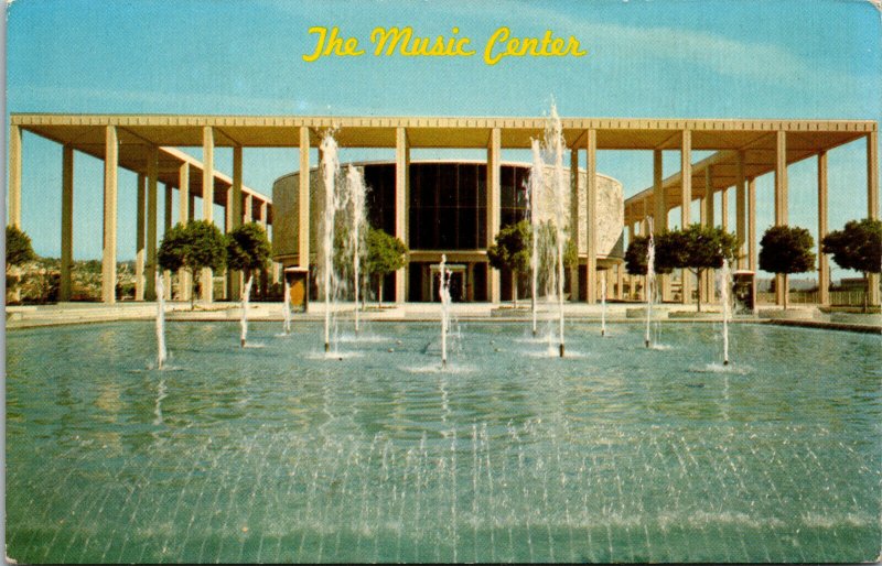 Vtg The Music Center for Performing Arts Los Angeles California CA Postcard
