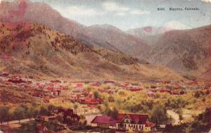 Manitou Colorado 1920 Postcard Aerial View