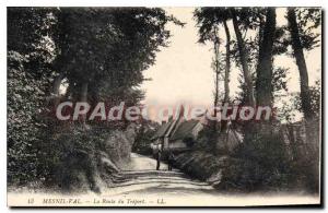 Postcard Old Mesnil Val La Route du Treport