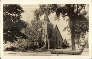 Portland ME Central Square Baptist Church Real Photo Postcard