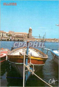 Modern Postcard Collioure The Boat Church