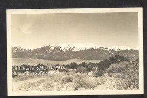 RPPC BUENA VISTA COLORADO MOUNT HARVARD VINTAGE REAL PHOTO POSTCARD