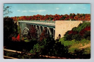 Lake Michigan MI - Michigan, Cut River Bridge, Chrome, c1967, Postcard 