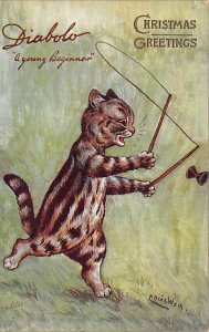 Raphael Tuck & Sons Diabolo #9563 Artist Louis Wain unused 