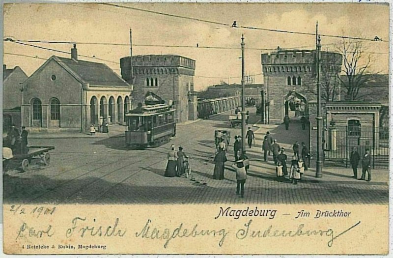 33205 - Postcards VINTAGE POSTCARD - GERMANY Germany - Magdeburg 1901-