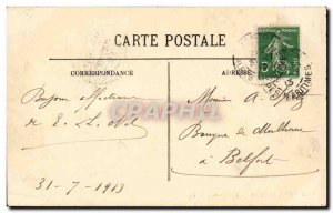 Roquebrune Old Postcard General view