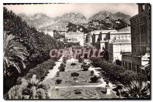 Old Postcard The French Riviera Menton Gardens