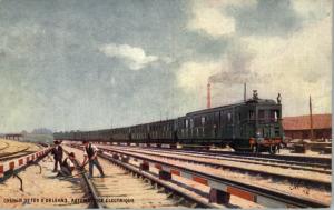 TUCK Oilette CHEMIN DEFER D'ORLEANS RR Train c1910 PC