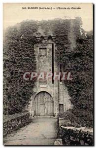 Old Postcard Clisson L & # 39entree the castle