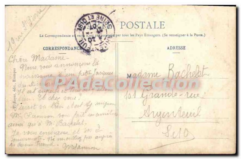 Postcard Old Church Dourdan