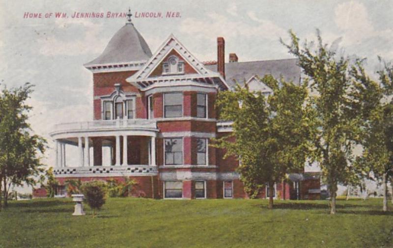 Nebraska Lincoln Home Of William Jennings Bryan