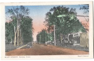 Postcard Main Street Bantam CT