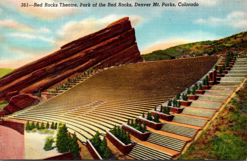 Colorado Denver Mountain Parks Red Rocks Theatre Park Of The Red Rocks