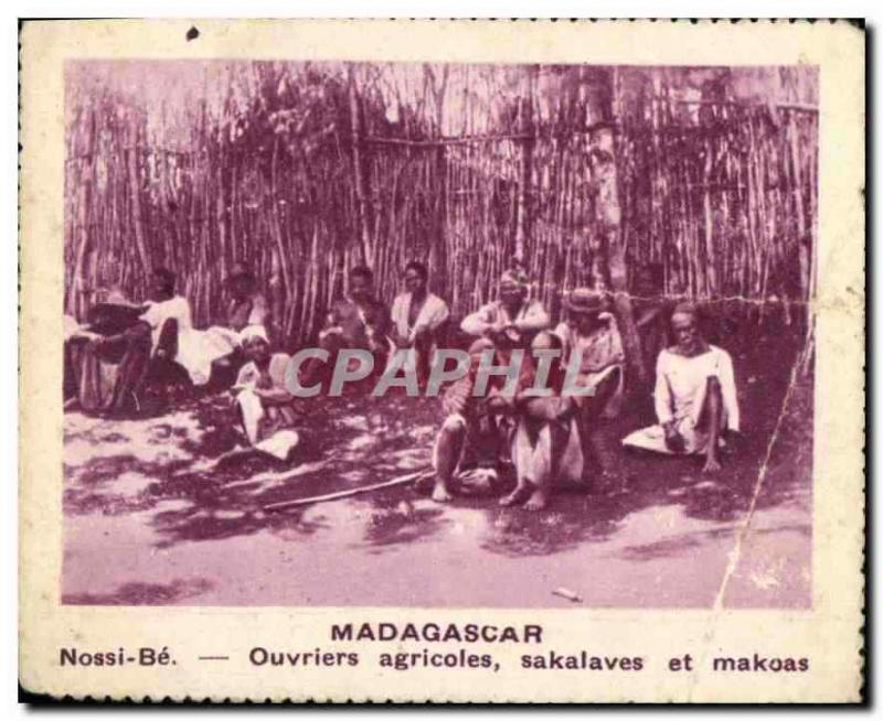 Image Madagascar Nossi Be Ouvries agricoles sakalaves et makoas 