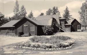 E34/ Park Rapids Minnesota Real Photo RPPC Postcard c40s Slones Pine Cone Lodge