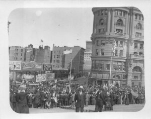 GREAT WHITE FLEET IN SAN FRANCISCO CALIFORNIA MILITARY PHOTOGRAPH (1908)