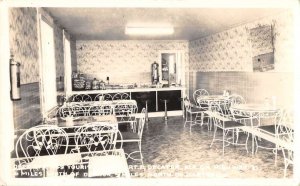 Decatur Alabama Deer Springs Tourist Court Dining Room Real Photo PC AA22546