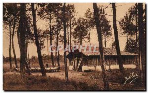 Old Postcard In the Landes de Gascogne A sheepfold