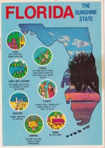 Florida Map Of The Sunshine State