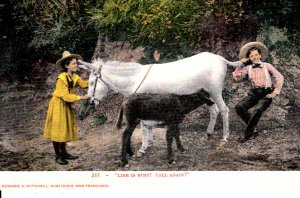 Couple- Comic - Line is Busy!  Call Again! - c1905