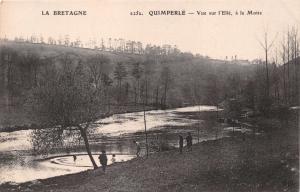 QUIMPERLE  BRETAGNE FRANCE VUE SUR L'ELLE A LA MOTTE POSTCARD