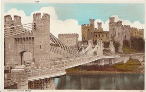 Wales Postcard - Conway Castle and Bridge   ZZ150