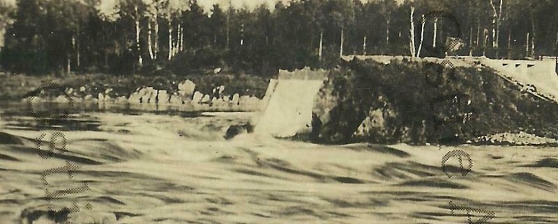 Wisconsin Dells WI RPPC c1910 DAM COLLAPSE Destruction FLOOD nr Portage Baraboo