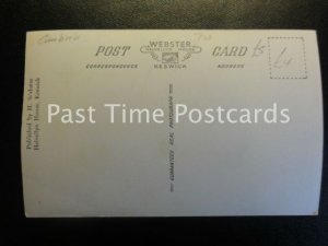 Cumbria LAKE DISTRICT The Ferry 'TEAL' Leaving Bowness Pier - Old RP Postcard