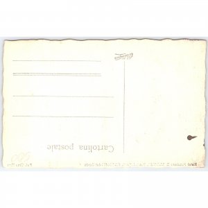 Postcard Hotel Pensione Belle-Vue Gardone Riviera Italy Gino Riva RPPC Photo