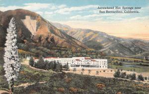 San Bernardino California Arrowhead Hot Springs Antique Postcard K56441