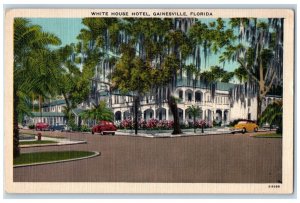 1954 White House Hotel Building Exterior Scene Gainesville Florida FL Postcard 