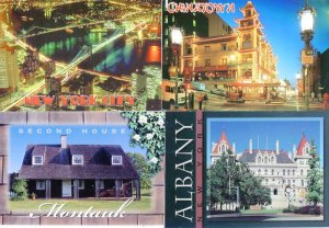 NEW YORK: Lot of (4) Modern View Picture Postcards (Continental 4X6)