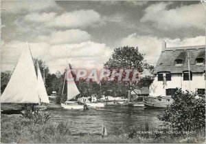 Postcard Modern Horning Ferry Norfolk Broads