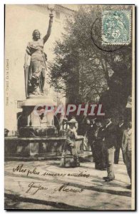 Old Postcard Statue of Liberty Besse