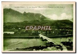 Old Postcard Albertville Albertin bridge Basically the Negress and the Belle ...