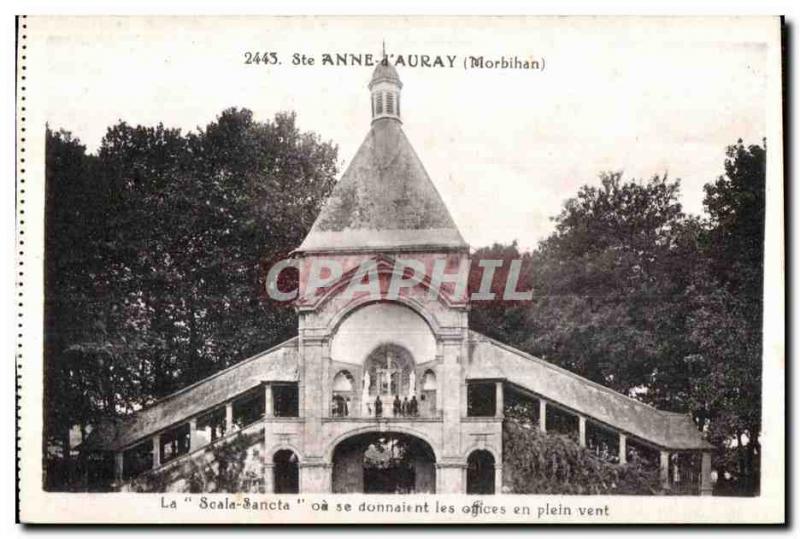 Postcard Old Ste Anne D Auray La Scala oa is given offices in the wind