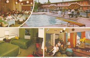 BAKERSFIELD, California, 1940-60s; 4-Views, Sands Inn, Swimming Pool