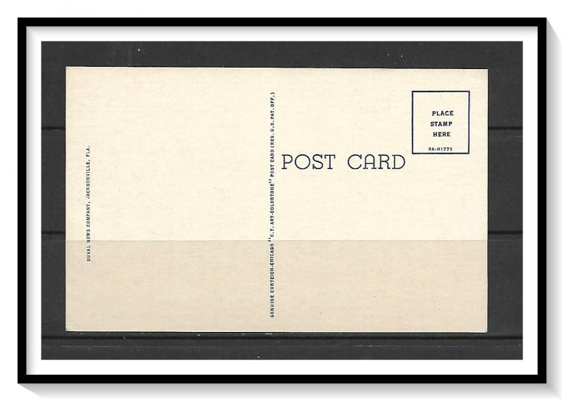 Florida, Jacksonville Beach - Moon Over The Atlantic - [FL-025]