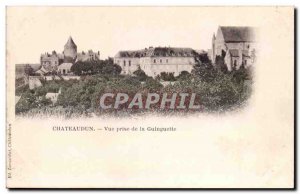 Old Postcard Chateaudun View from the tavern