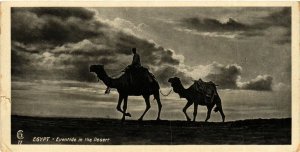 CPA Lehnert & Landrock 77 Eventide in the Desert EGYPT (917798)