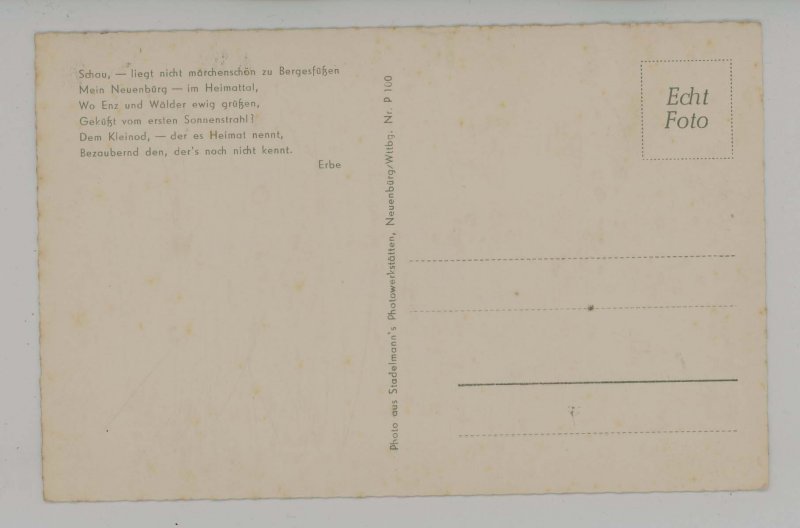 Germany - Neuenburg. Climatic Health Resort  RPPC