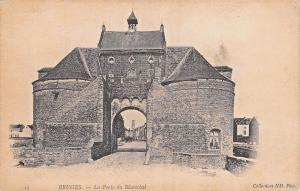 BRUGES BELGIUM~le PORTE du MARECHAL~COLLECTIONS NB PHOTO POSTCARD