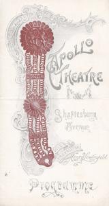 The Girl From Kays Kitty Gordon Apollo Theatre Antique Rare Programme