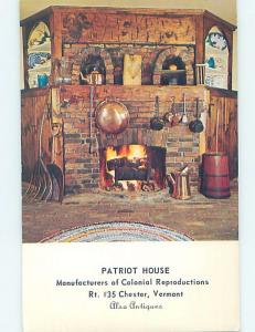 Pre-1980 PATRIOT HOUSE - MANUFACTURER OF COLONIAL ERA ANTIQUES Chester VT c6976